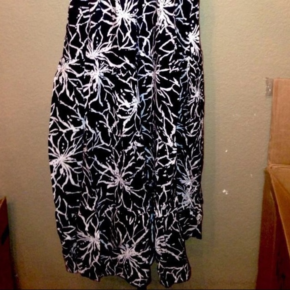 Vintage Abstract Figure Flattering Deadstock Summer Dress Sundress Vacay NWT - Picture 4 of 6